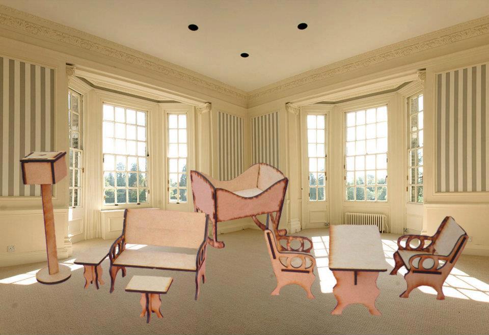 Set de Muebles (Living-comedor-cuna)